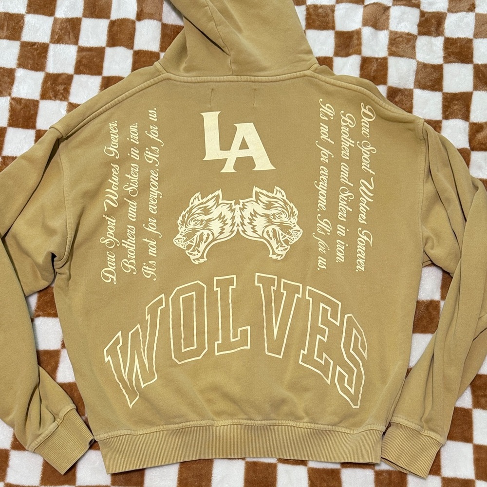 Darc Sport Tan 'WOLVES' Graphic Hoodie